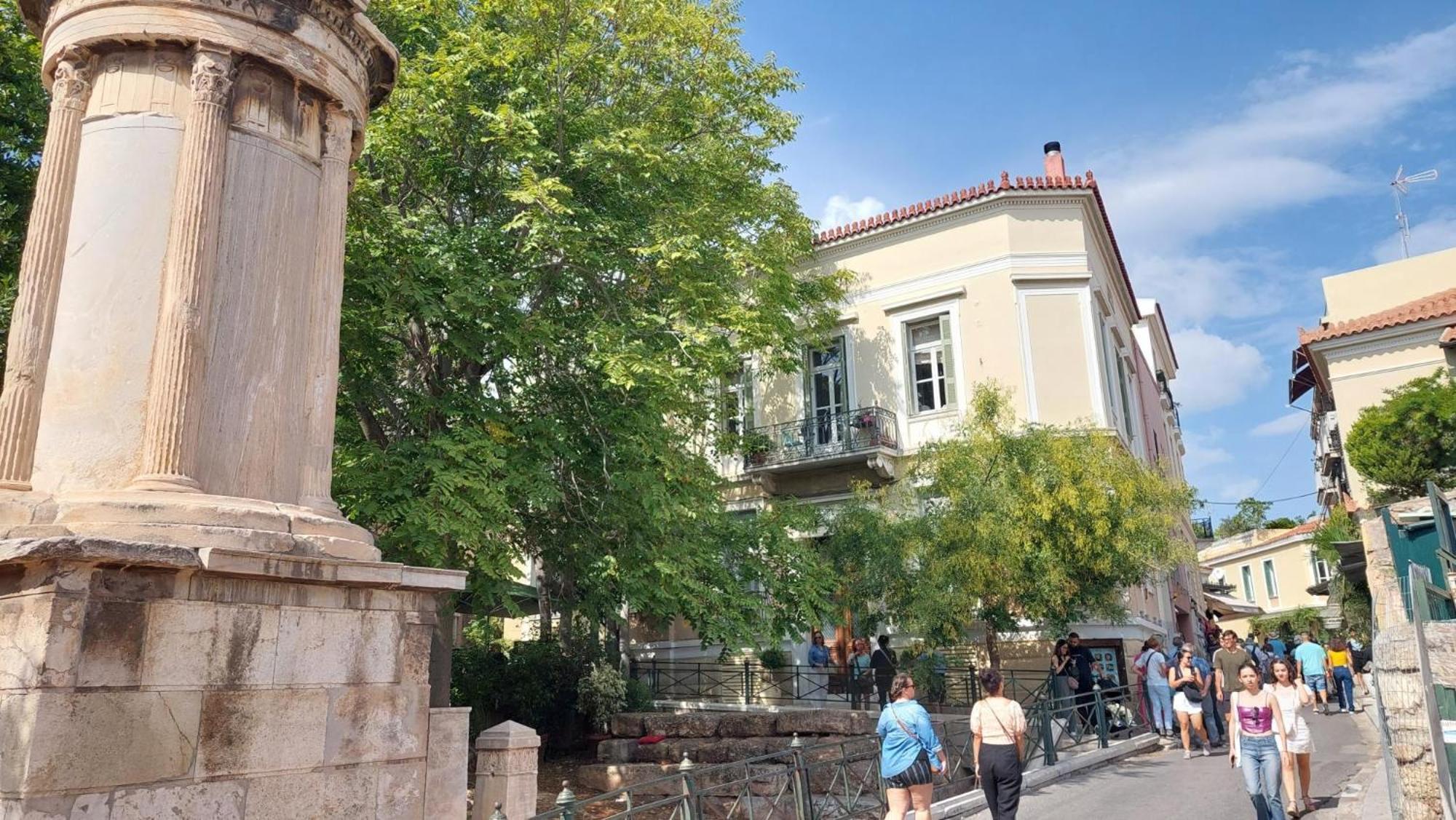 Cozy Apartment In Plaka Athen Exterior foto